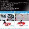 HD Backup Camera with 7-Inch LCD Monitor for Vauxhall Opel Movano, Renault Master, Mascott, Fiat Scudo, Citroën Jumpy and Peugeot Expert view 2