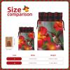 Hummingbird Red Hibiscus Christmas Drawstring Gift Bags view 4