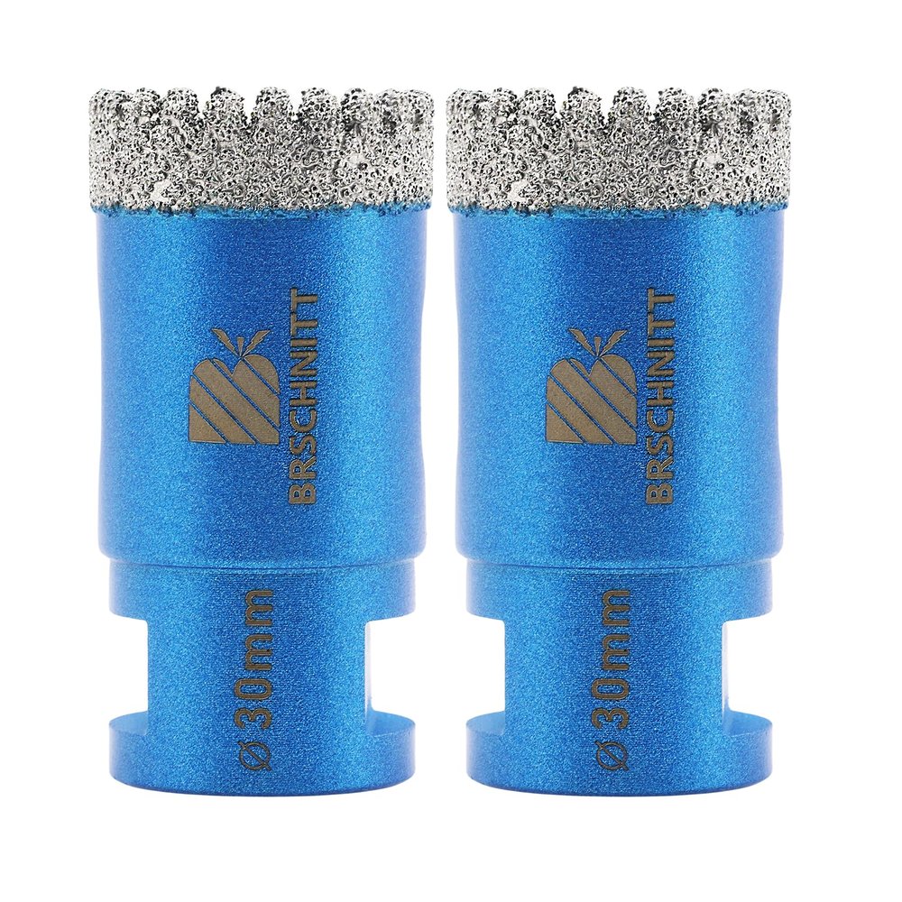 BRSCHNITT 30 mm Diamond Tile Hole Saw, M14, 2-Piece Set