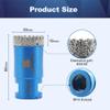 BRSCHNITT 30 mm Diamond Tile Hole Saw, M14, 2-Piece Set view 2