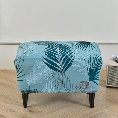 ZEaink Stretch Ottoman Cover for Rectangular Footstools, Color #26