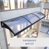Transparent Polycarbonate Door Canopy, 60 x 130 cm view 2