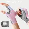 OLYSPM Fitness Gloves with Microfiber and Non-Slip Silicone Palm view 4