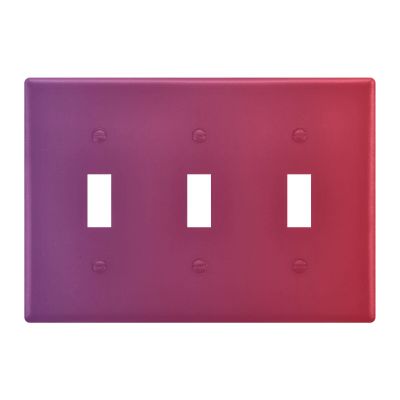 Purple-Red Gradient Decorative Switch Plate Covers