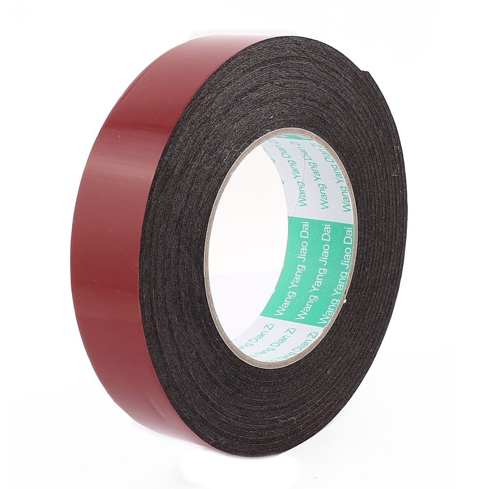 LekLai Weatherproof Self-Adhesive Foam Tape, 3 cm x 5 m, 2 mm Thick, Double-Sided