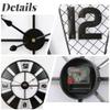 HAODING 60 cm Vintage Metal Wall Clock view 3