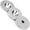 Galvanized Metal Discs with Countersunk Hole for Screwing, 60 pcs., 32 mm view 1