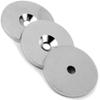 Galvanized Metal Discs with Countersunk Hole for Screwing, 60 pcs., 32 mm view 3