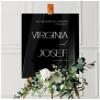 Manschin-Laserdesign Personalized Aluminum Composite Welcome Sign for Weddings, Made in Germany, 90 x 60 cm view 1