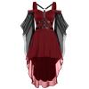 Women’s Halloween Carnival Gothic Renaissance Dress Costume view 1