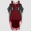 Women’s Halloween Carnival Gothic Renaissance Dress Costume view 2