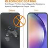 3-Pack Tempered Glass Screen Protector Compatible with Samsung Galaxy A54 5G, 9H, 0.33 mm, Clear view 4