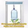 Double Roller Blind, No-Drill Clamp Fit, 115 x 230 cm, Blackout, White view 4