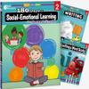 Shell Education 180 Days of Social-Emotional Learning, Writing, & Spelling, Grade 2: 3-Book Set view 1