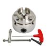 4-Inch Scroll Chuck, 100 mm Woodworking Chuck, Chrome-Plated, Self-Centering 4-Jaw Chuck, 1 in x 8 TPI view 1