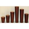 Garcan 4-Piece Solid Oak Furniture Legs, Straight Tapered view 3
