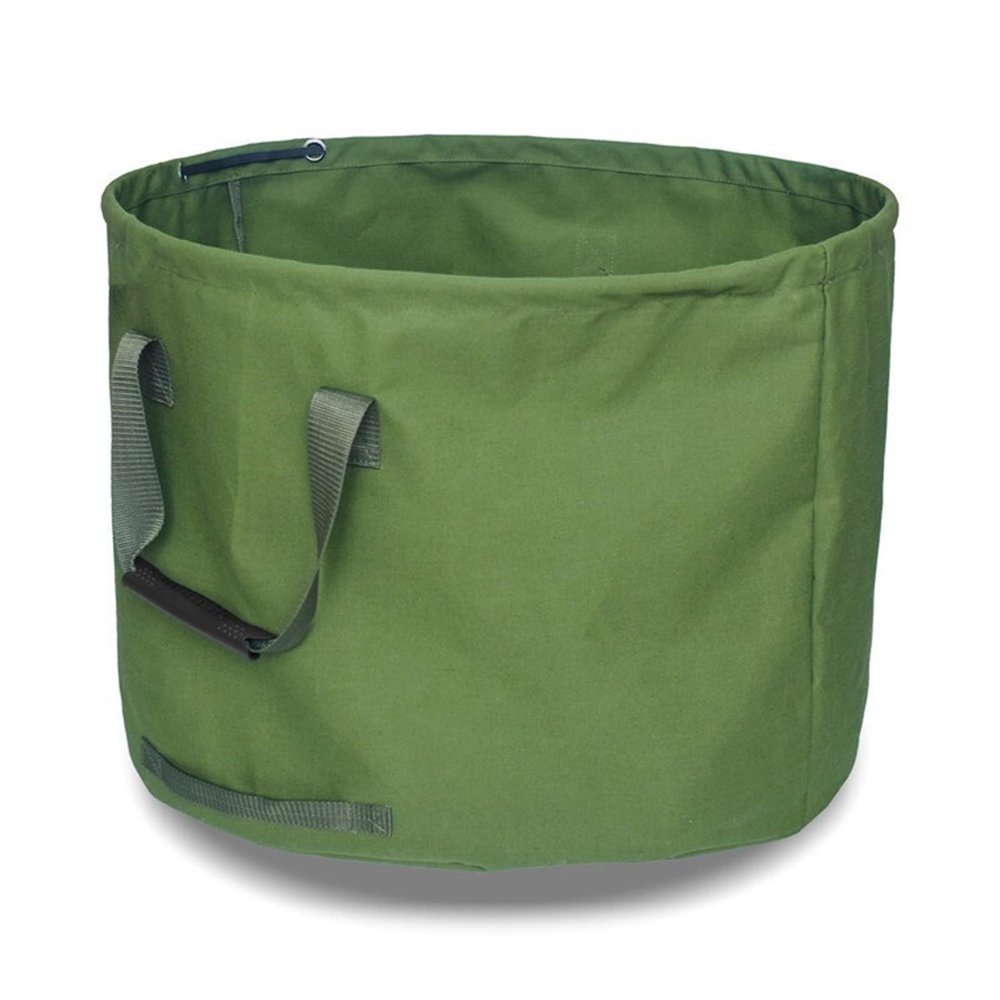 Waterproof Canvas Garden Waste Bag, Green
