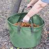 Waterproof Canvas Garden Waste Bag, Green view 2