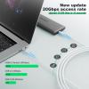 CAKOBLE USB-C to USB-C Cable, 1 m, 20 Gbps, 100 W, 4K@60Hz, White view 2
