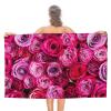 934 Beautiful Roses Microfiber Beach Towel, 80 x 130 cm view 1