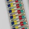 4-Yard, 4 cm Ethnic Woven Webbing Strap, Color A view 1