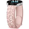 Leopard Silicone Band for Samsung Galaxy Watch 6/7/4/5 Pro/3/Active2/FE, 20 mm Sport Replacement Strap view 1