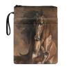 NETILGEN Book Cover for Girls, Brown Horse Design, Zippered, Washable view 1