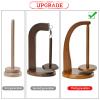 Artowell Yarn Holder with 2 Spindles for Knitting and Crocheting, Walnut Color, YHW2.0 view 4