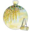 TropicalLife Abstract Wisteria Flower Picnic Blanket, Round, Waterproof, Foldable view 1
