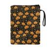 NETILGEN Book Sleeve with Pumpkin Print, Zipper, and Pocket view 2