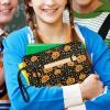 NETILGEN Book Sleeve with Pumpkin Print, Zipper, and Pocket view 4