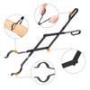 PRETYZOOM Metal Firewood Tongs, Folding Fireplace Tongs for Indoor and Outdoor Use view 4