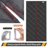 JOY2SEE Magnetic Thermal Door Curtain 95 x 250 cm, Black view 4