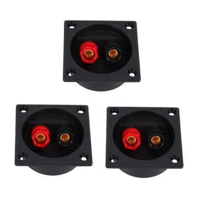 Niniang 3-Pack Square Speaker Binding Post Terminals