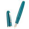 Asvine Jinhao 9019 Fountain Pen, Dadao Series #8, Fine Nib, Sea-Blue Acrylic Barrel with Gold Clip view 3