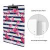 Striped Flamingo A4 Clipboard, 31.8 x 21.6 cm view 3