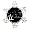 Joy to the World Baby Jesus Snowflake Christmas Ornament view 1