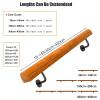 Wooden Stair Handrail Complete Set with Metal Brackets, Size 300 cm view 2