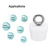 Sourcing Map White Conical Silicone Rubber Stopper, 34–36 mm view 4
