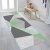 ZDYHMrj Washable Non-Slip Hallway Runner Rug, Gray/Green/Black, 120 x 350 cm view 2