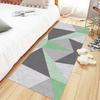 ZDYHMrj Washable Non-Slip Hallway Runner Rug, Gray/Green/Black, 120 x 350 cm view 3