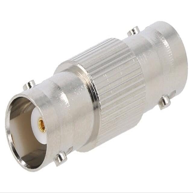 031-219-RFX BNC Female-to-Female Straight Coupler, 50 Ω, PTFE, Amphenol