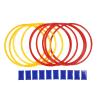 10-Piece Exercise Hoops, Plastic Hoop Toy for Children and Adults, Party Games, Sensory Training, Exercise Rings for Fitness and Gymnastics (6.2 x 36 cm) view 1