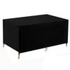 TopIdea Waterproof Outdoor Furniture Cover, 600D Rectangular, Black/Silver, 55.1 x 31.5 x 31.5 in view 1