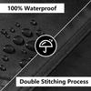 TopIdea Waterproof Outdoor Furniture Cover, 600D Rectangular, Black/Silver, 55.1 x 31.5 x 31.5 in view 3