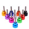 5-Piece Aluminum Knurled Thumb Screws, M4 x 6 mm, Light Blue view 4