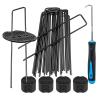 COONE U-Shaped Garden Staples with Washers and Pick Hook view 1