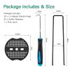 COONE U-Shaped Garden Staples with Washers and Pick Hook view 2