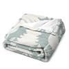 Chenonceau Fleece Blanket with Birds and Plants, Aquamarine, 60 x 80 in, Soft Plush Throw Blanket for Children, Babies, Boys, Girls and Adults view 3
