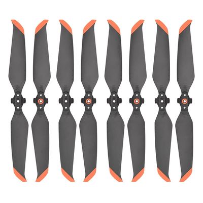 8-Pack 7238F Low-Noise Propellers for DJI Mavic Air 2/Air 2S, Orange